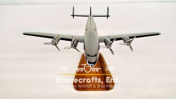 Model of Flying Tiger Line CL-44D4-2 with detailed craftsmanship.